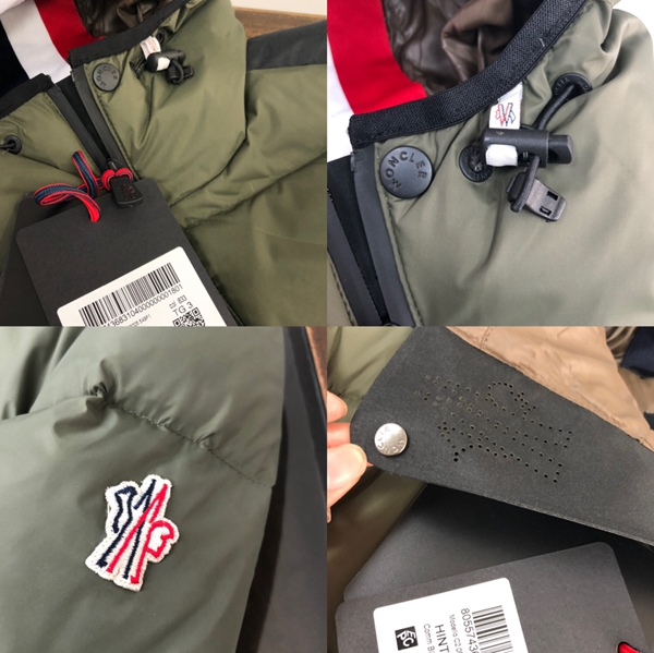 ハイクオリティダウンジャケット細部ディテール